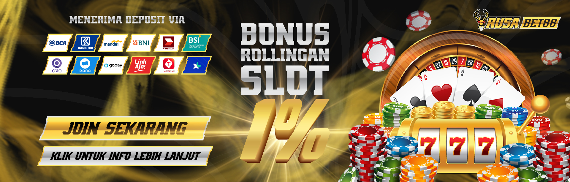 BONUS ROLLINGAN SLOT 1%