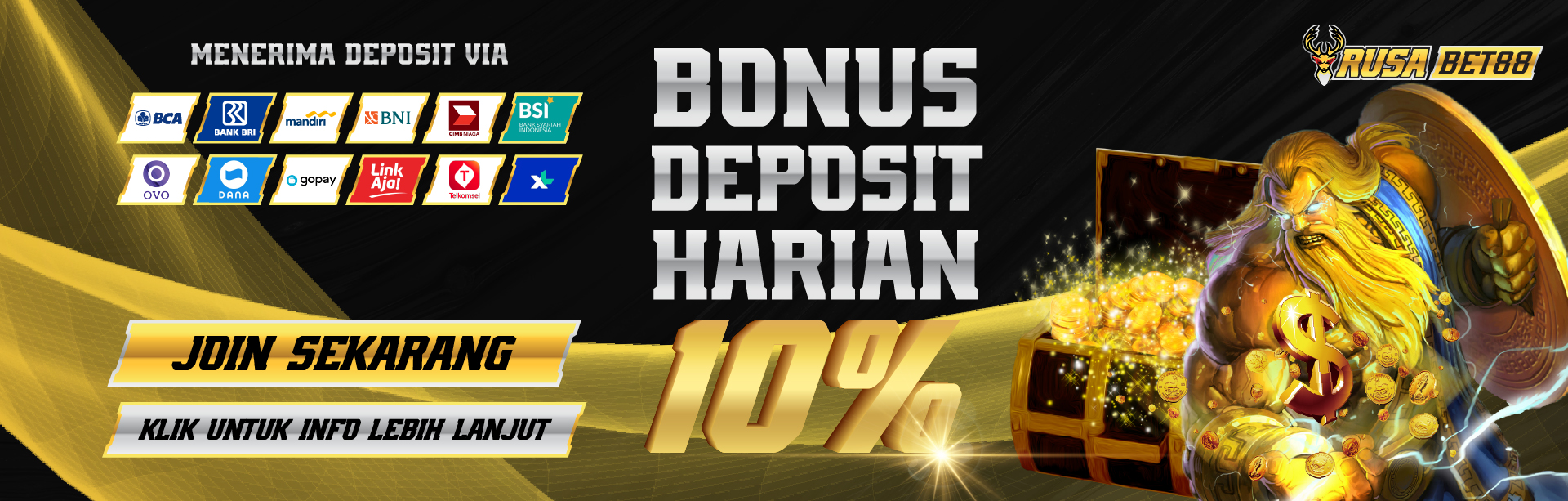 BONUS DEPOSIT HARIAN 10%