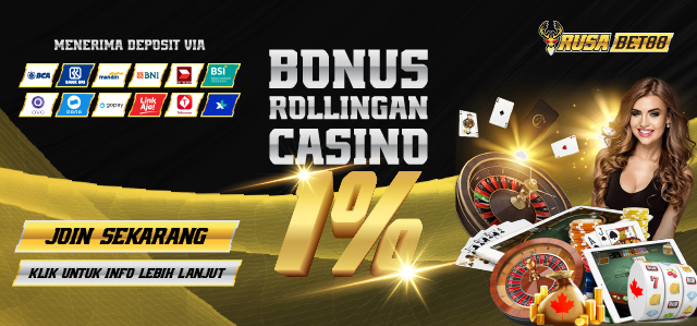 BONUS ROLLINGAN CASINO 1%